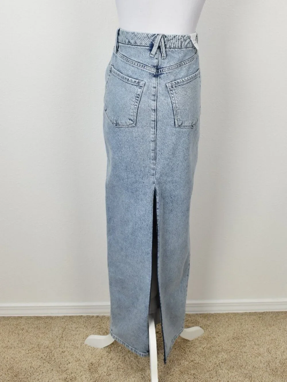 Good American Uniform Maxi Skirt NEW - 0/25 - Picture 7 of 13